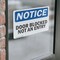 Signmission Door Blocked Not An Entry, 5 in W x Rectangle, Vinyl Decal OS-2PACK-NS-D-35-L-11471 - alternate 4